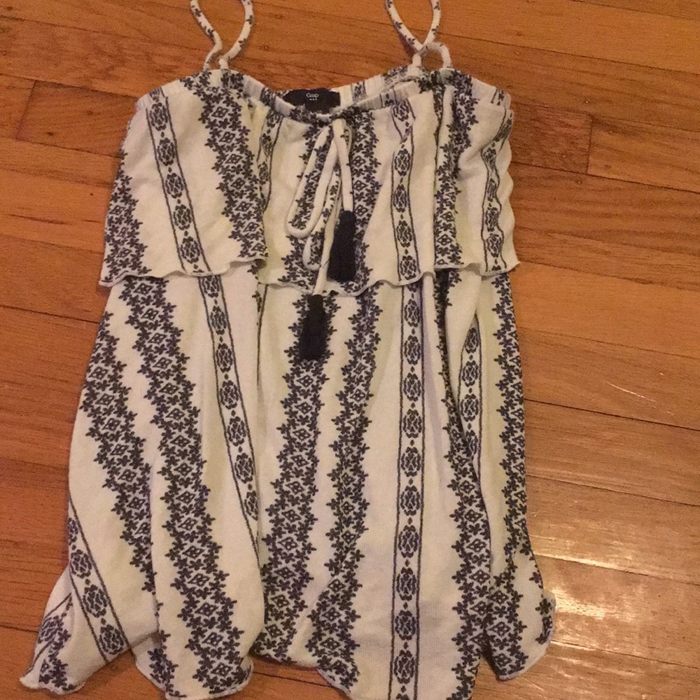 patterned tank top